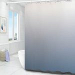 Navy Blue Shower Curtain Rings Set for Bathroom Decor