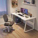 Ultimate Comfort: Hot Pink and White Gaming Chair for Serious Gamers