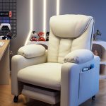 Luxurious Cream Colored Gaming Chair: Elevate Your Gaming Experience