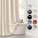 Nautical Navy Shower Curtain Liner for Stylish Bathroom Décor